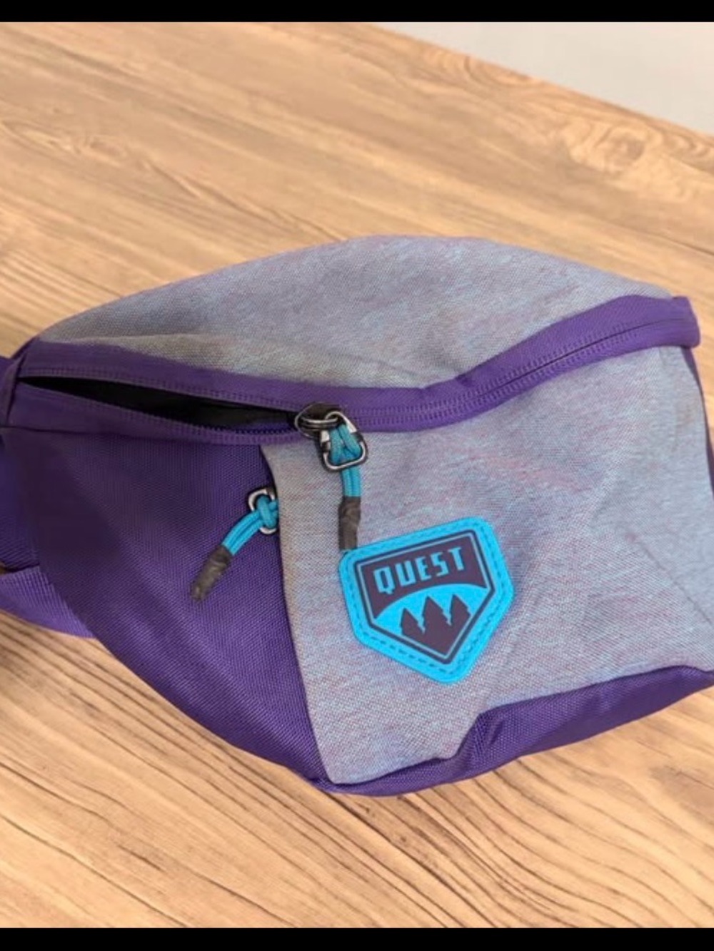 Quest Purple & Gray Crossbody Bag - Compact Everyday Carry